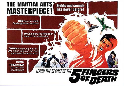 THE FIVE FIGHTING FINGERS